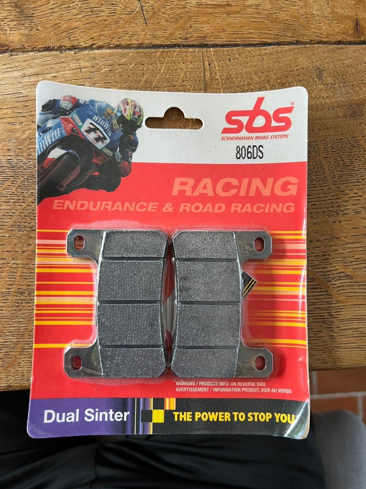 Plaquettes de frein SBS Race, Motos, Enlèvement
