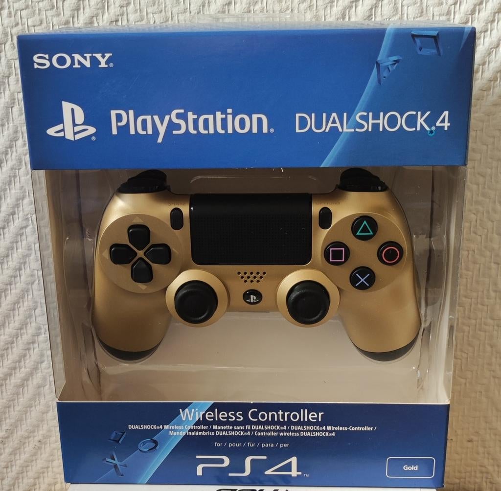 PlayStation 4 controller "Gold" - NIEUW, Consoles de jeu & Jeux vidéo, PlayStation 4, Enlèvement, Contrôleur, Neuf