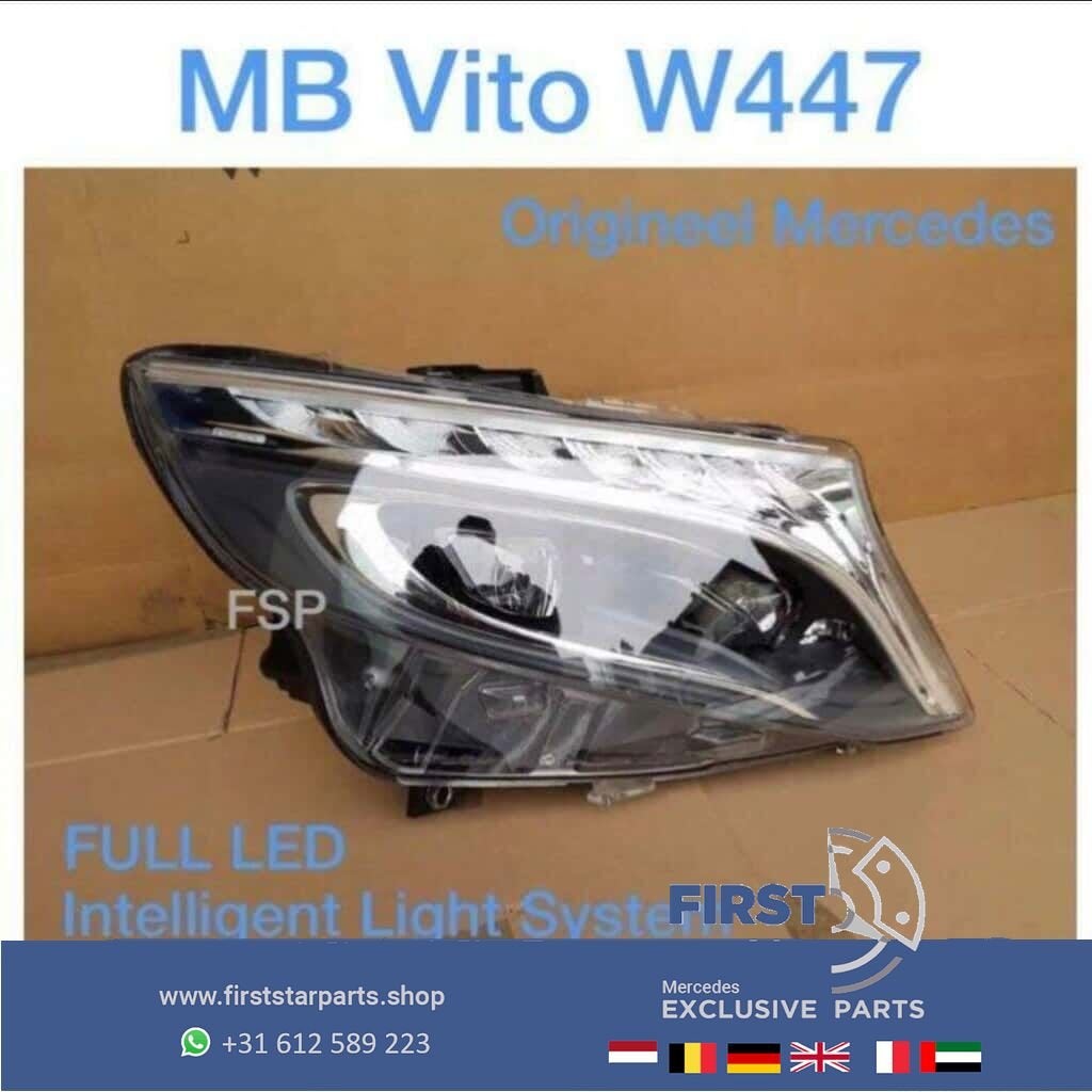 W447 LED ILS Koplamp Mercedes Vito rechts links Origineel In, Auto-onderdelen, Gebruikt, -, Ophalen of Verzenden, -