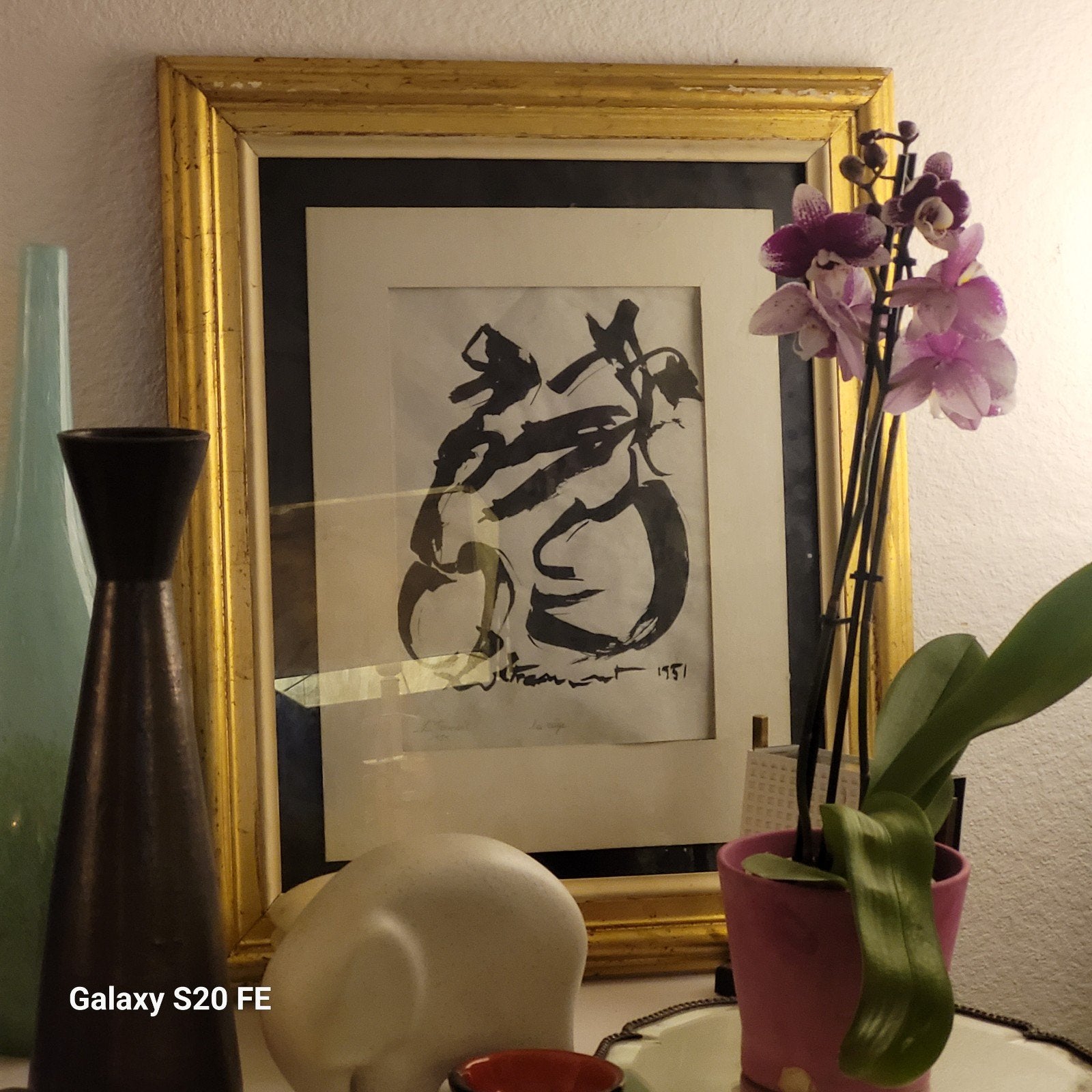Symbolistische inkttekening Dotremont #COBRA #, Overige technieken, Ophalen of Verzenden, Overige onderwerpen, Papier