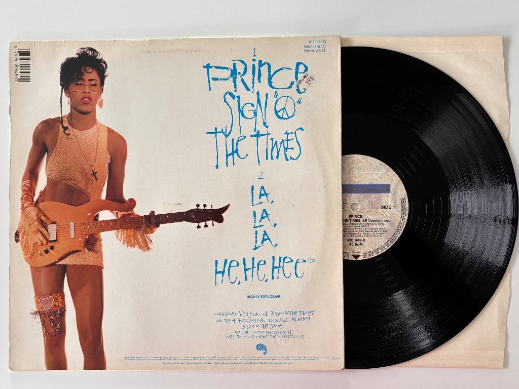 Prince maxi single Sign of the times, Enlèvement ou Envoi