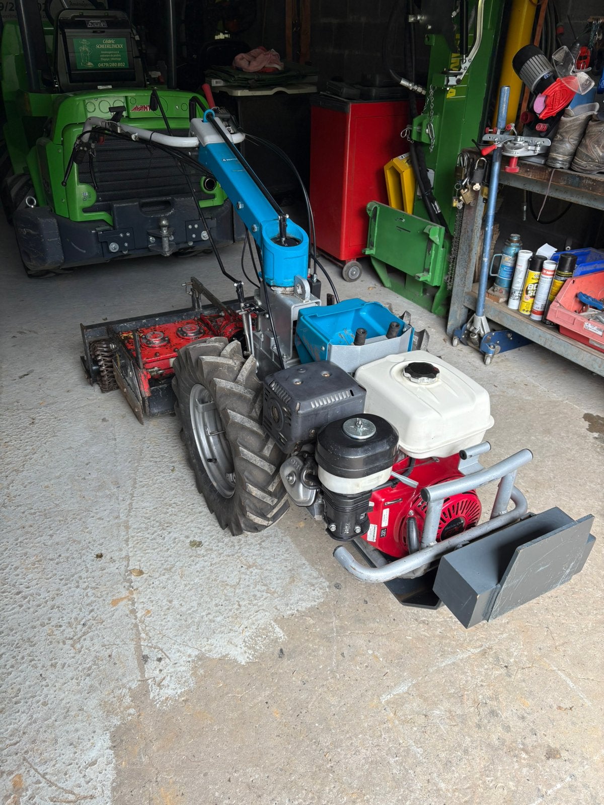 Motoculteur Bertolini GX340 avec fraise et herse, Articles professionnels, Enlèvement
