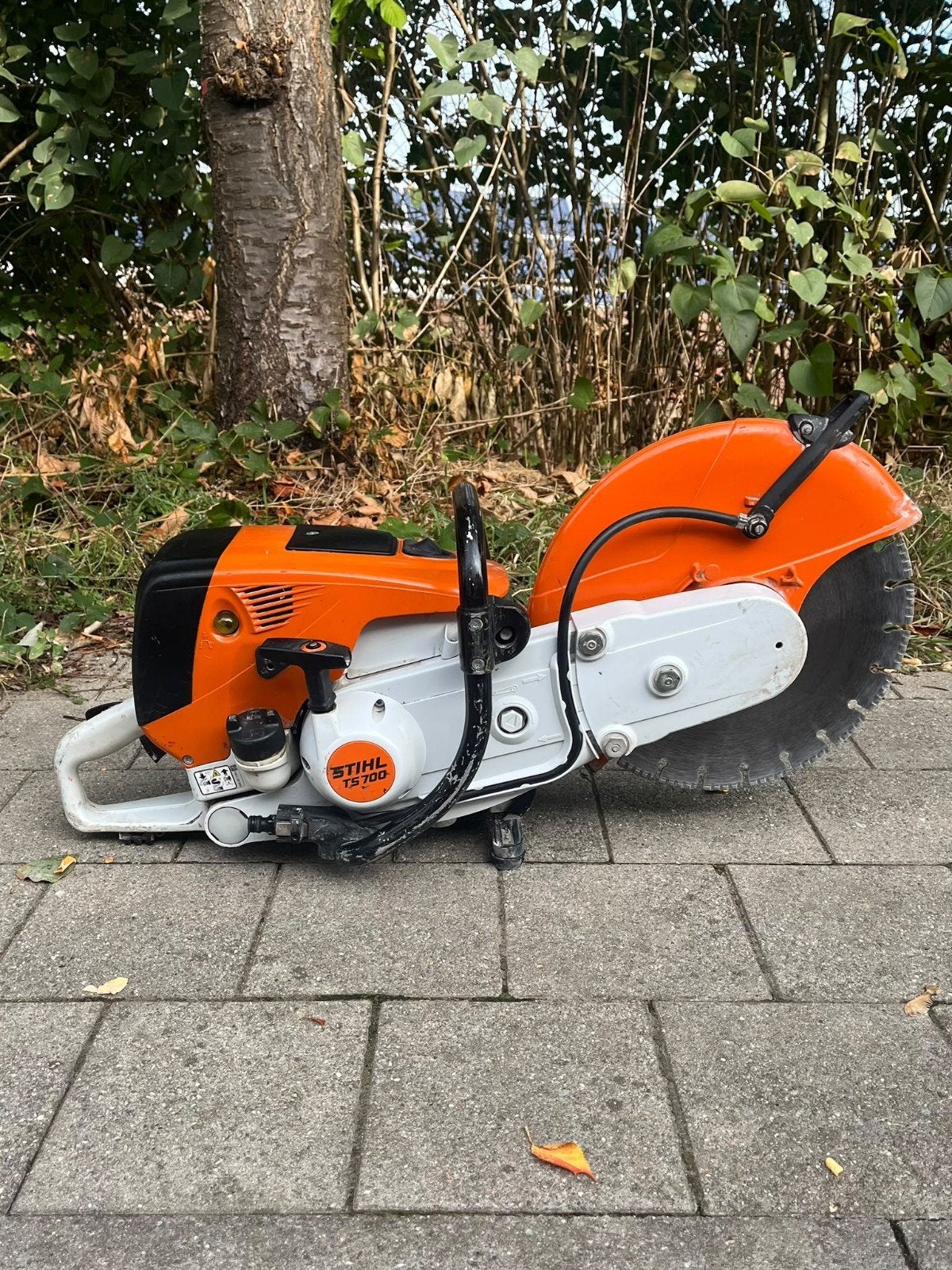 Stihl TS700 Doorslijper, Ophalen