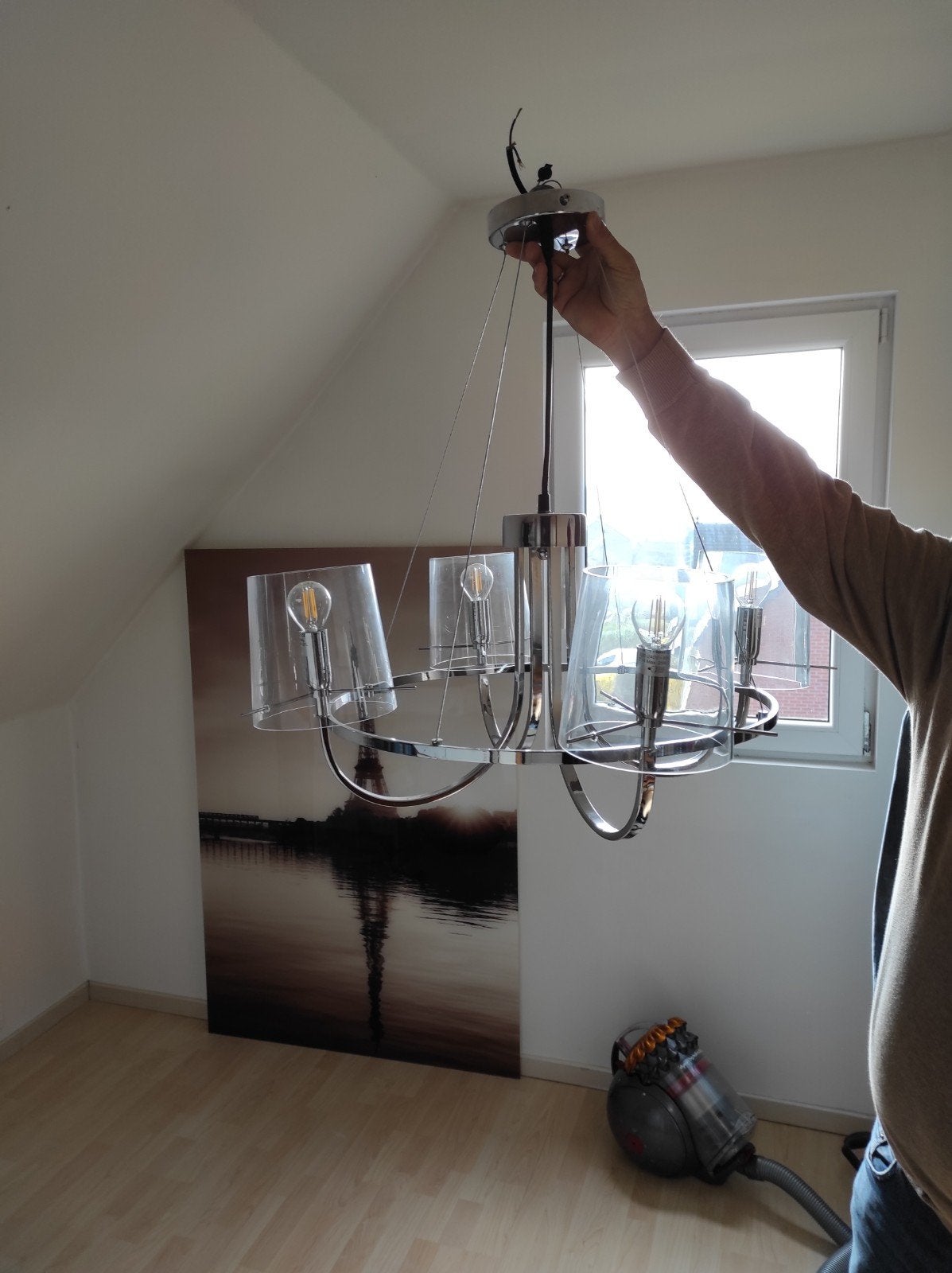 Designkroonluchter in perfecte staat, Immo