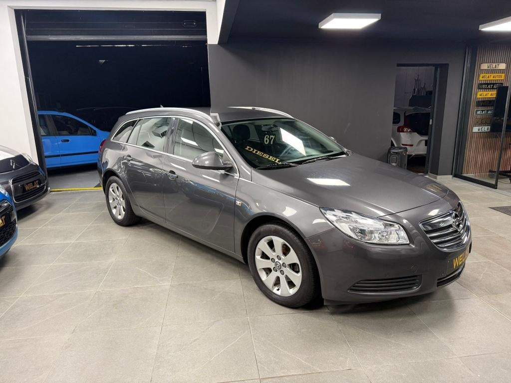 OPEL INSIGNIA 2 LITER 2012 DIESEL 147.000 KM TOP STAAT, Autos, Bluetooth, 129 g/km, Entreprise, Noir