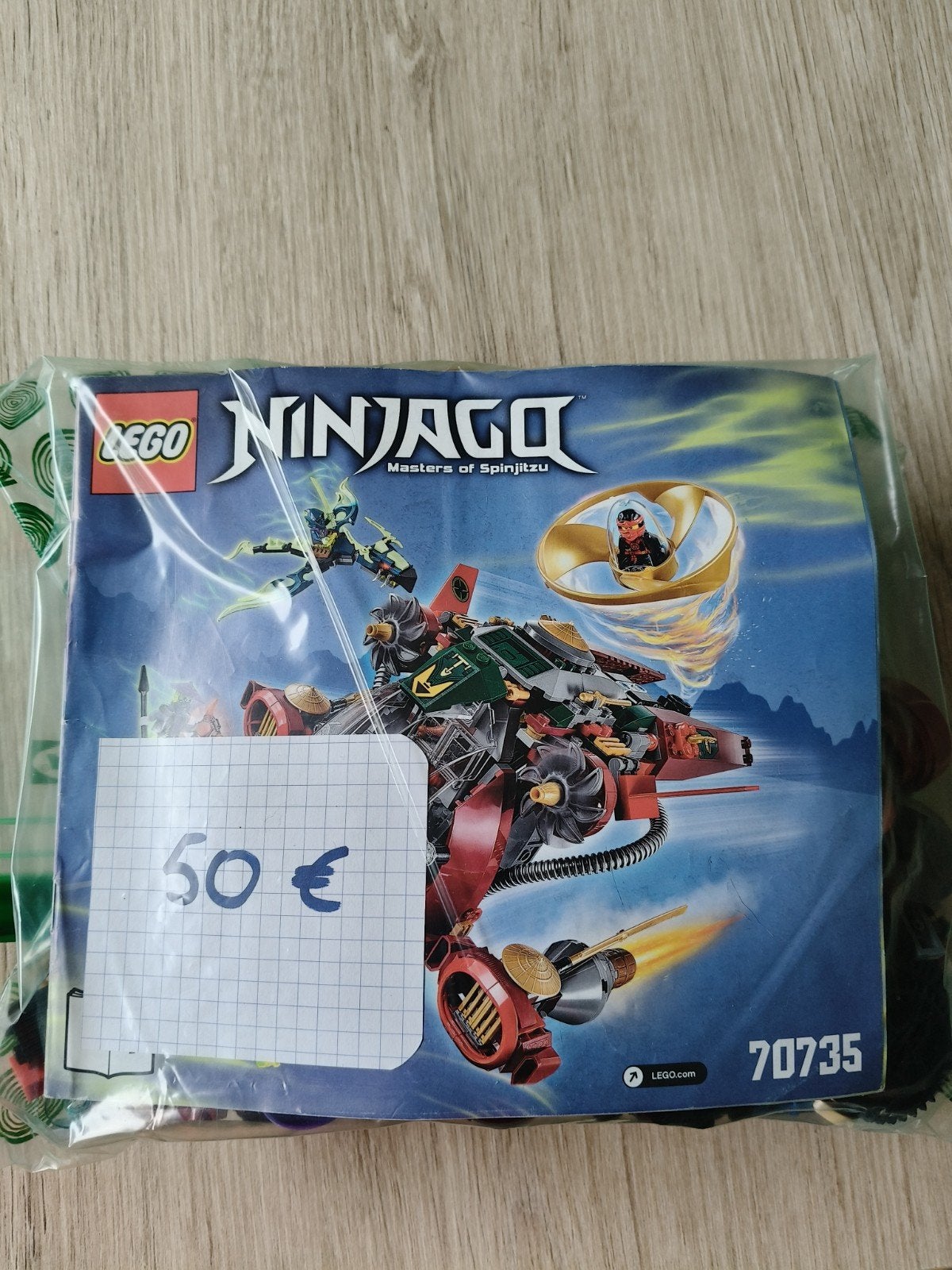 Lego set 70735, Ophalen