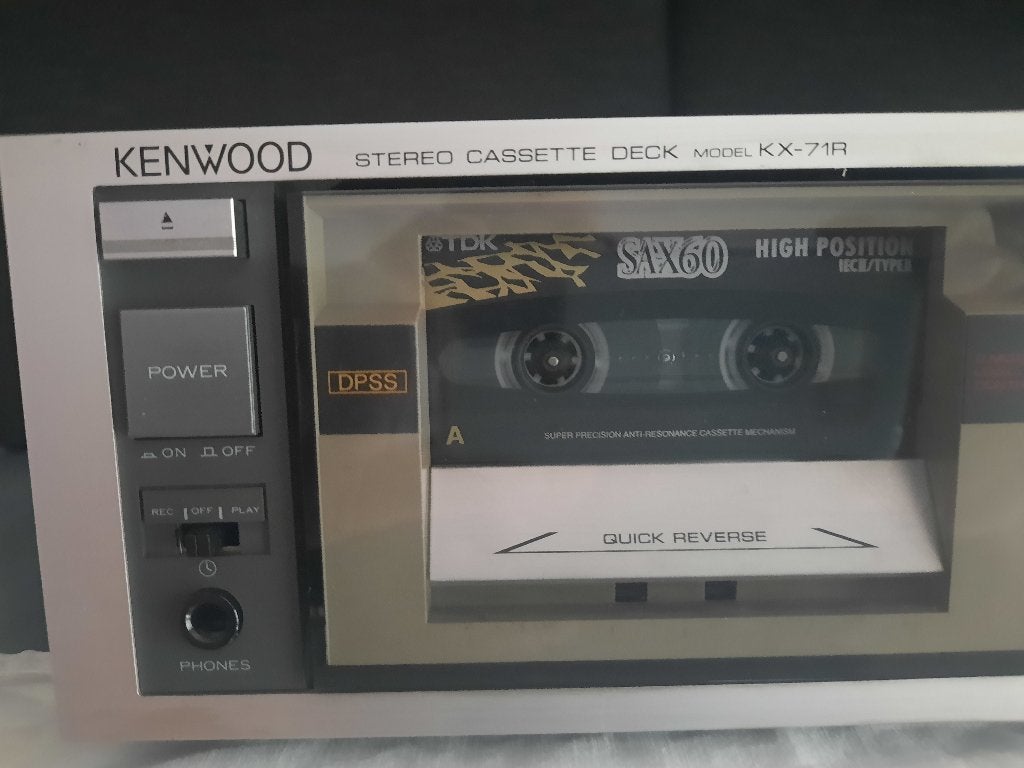 Kenwood KX 71R, Audio, Tv en Foto, Cassettedecks, Ophalen of Verzenden, Enkel, Kenwood, Tiptoetsen