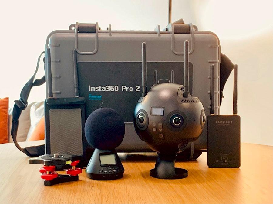 Insta360 Pro 2 + FarSight – PROFFESIONEEL 360 pakket, Enlèvement