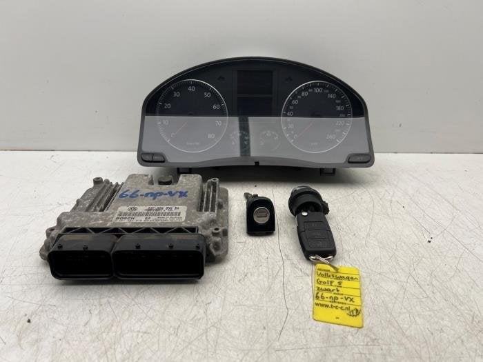 Serrure de contact + ordinateur d'un Volkswagen Golf, Volkswagen, -, 3 mois de garantie, Utilisé