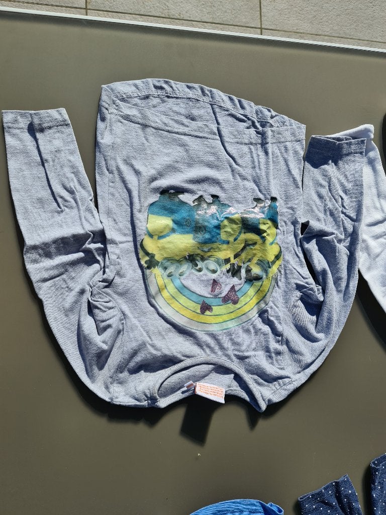 t-shirt, trui, pull, Minions, 110-116, Kinderen en Baby's, Kinderkleding | Maat 110, Ophalen, Zo goed als nieuw