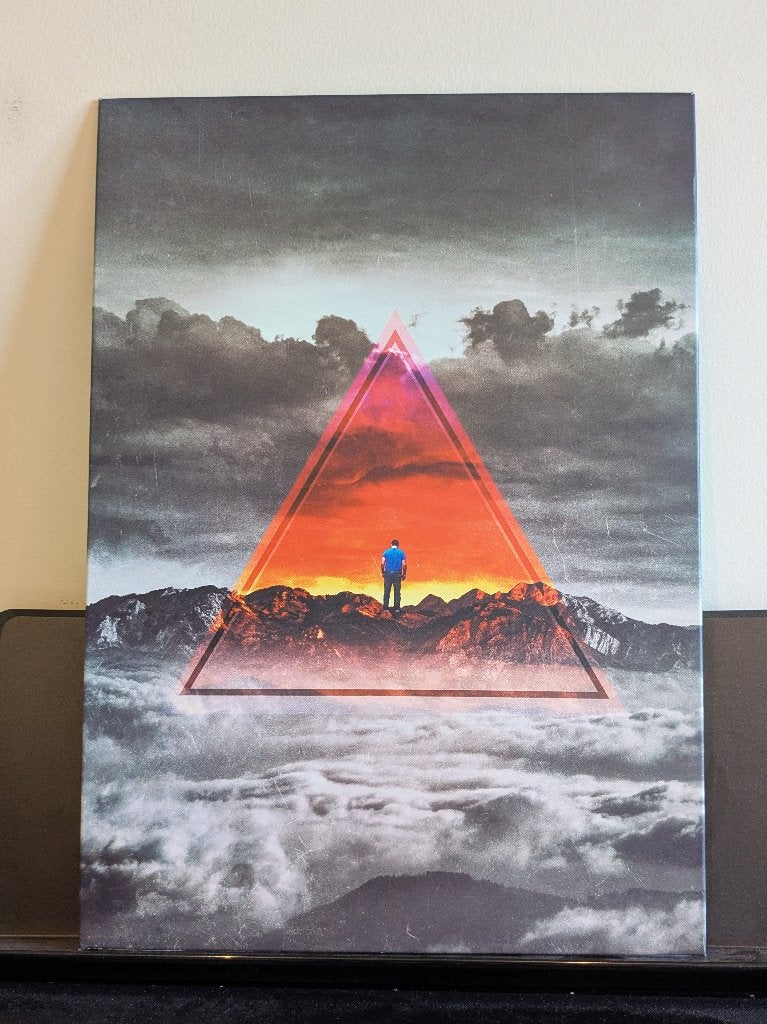 Displate metalen poster (Disruption), Rechthoekig Staand, Ophalen of Verzenden, Zo goed als nieuw, A1 t/m A3