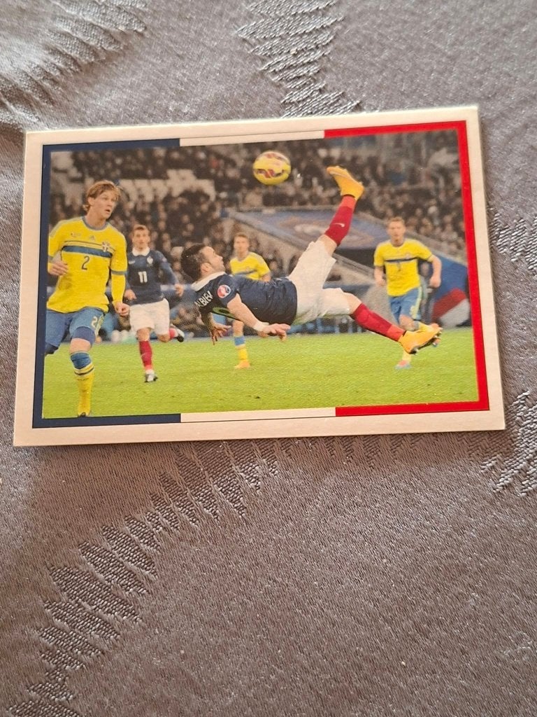 Panini/Sticker : Frankrijk-Zweden / Mathieu Valbuena, Verzamelen, Ophalen of Verzenden, Nieuw, Poster, Plaatje of Sticker