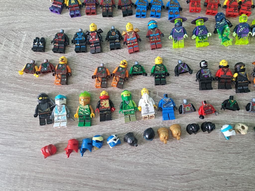 Lego ninjago minifigs, Ophalen, Gebruikt, Lego, Inclusief minifiguren