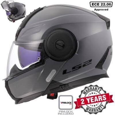 Casque LS2 Scope II gris nardo XL (neuf), Motos, Autres marques, XL, Autres types, Enlèvement
