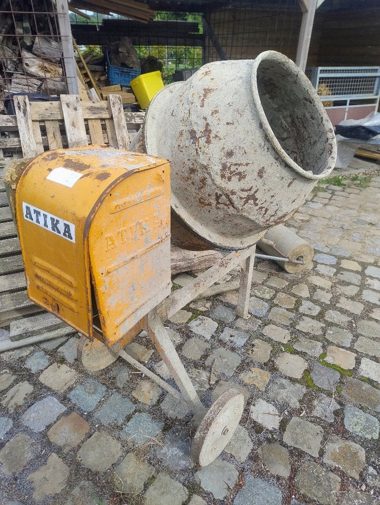 Betonmolen, Ophalen, Gebruikt