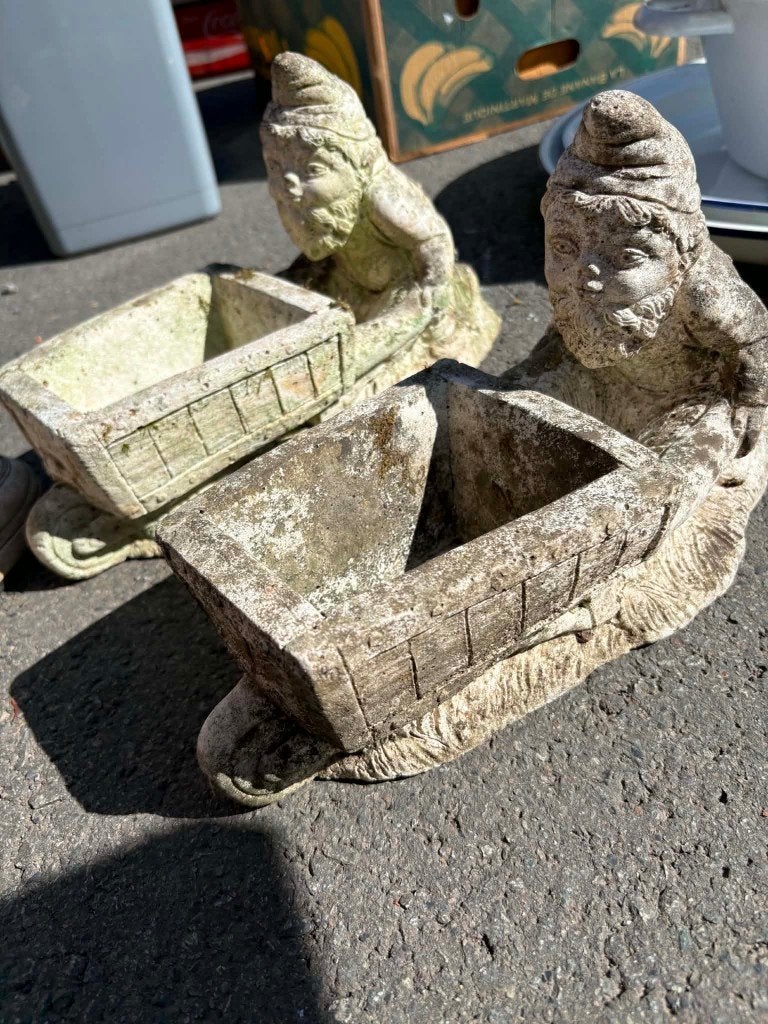 Av 2 tuindecoratie, Tuin en Terras, Tuinbeelden, Ophalen, Gebruikt, Beton, Tuinkabouter