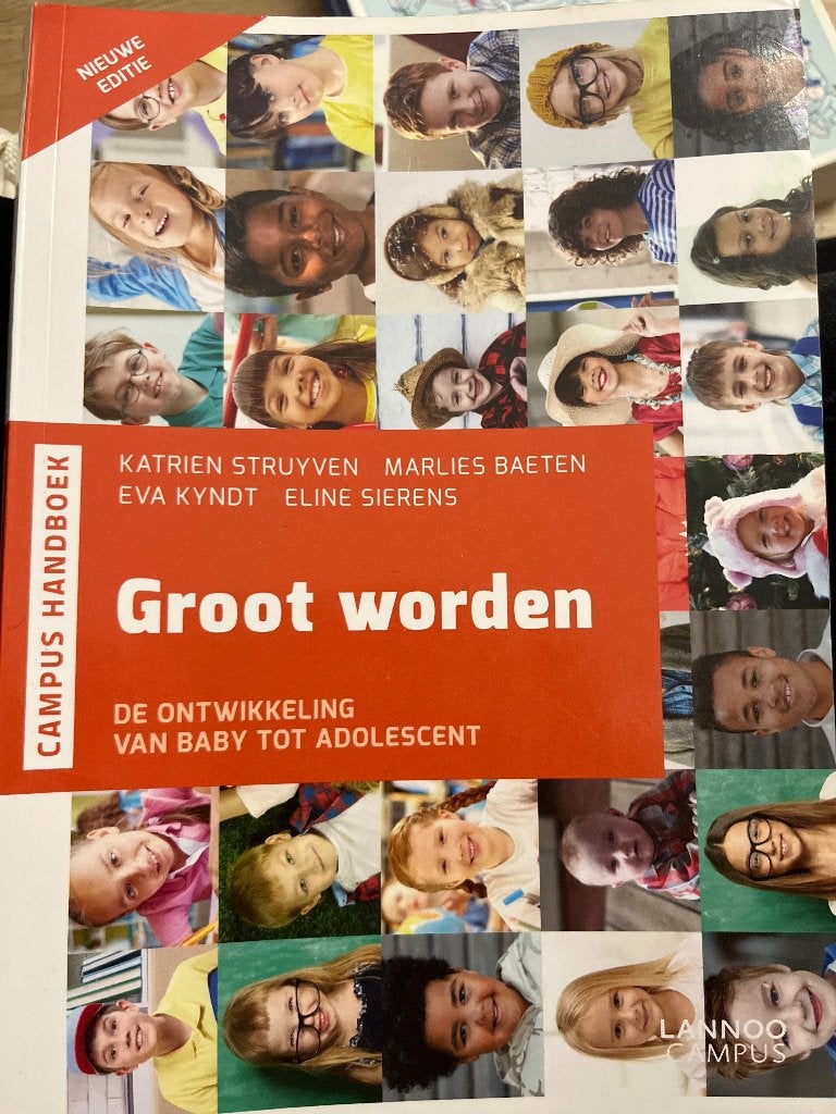 Groot worden de ontwikkeling van baby tot adolescent, Livres, Enlèvement ou Envoi, Autres niveaux, Comme neuf, Autres matières