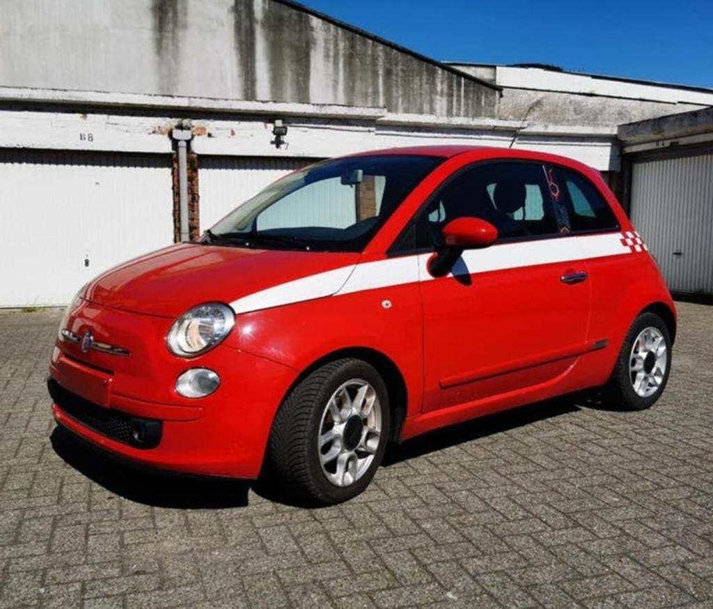 Fiat 500 HOMOLOGUÉE PAR KLMS, Rouge, Euro 5, Achat, 3 portes