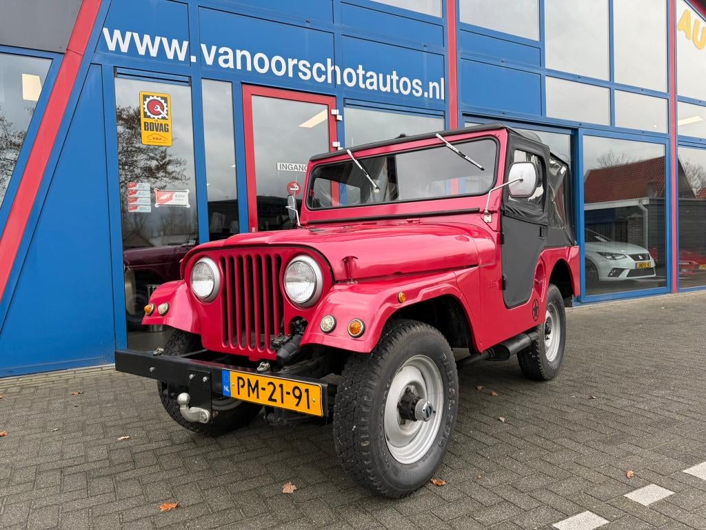 Willys Overland 1.8D Zeer goede staat met Stuurbekrachting, Auto's, 1374 kg, Zwart, Vierwielaandrijving, Particulier