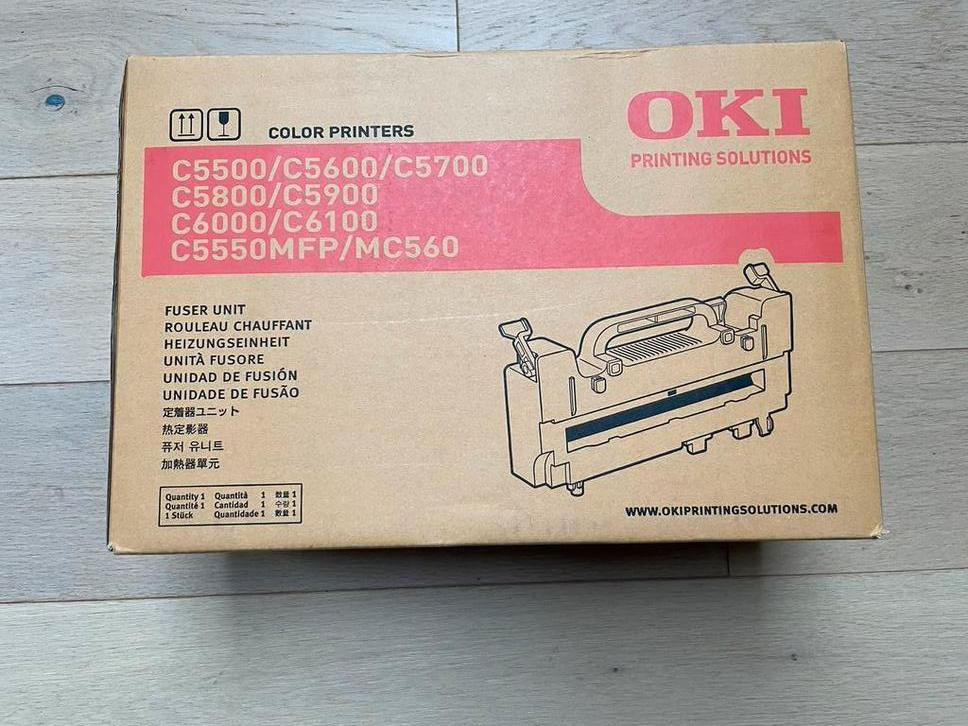 OKI original printer Fuser Unit NIEUW C5600, C5700, C5800, Computers en Software, Printerbenodigdheden, Nieuw, Ophalen of Verzenden