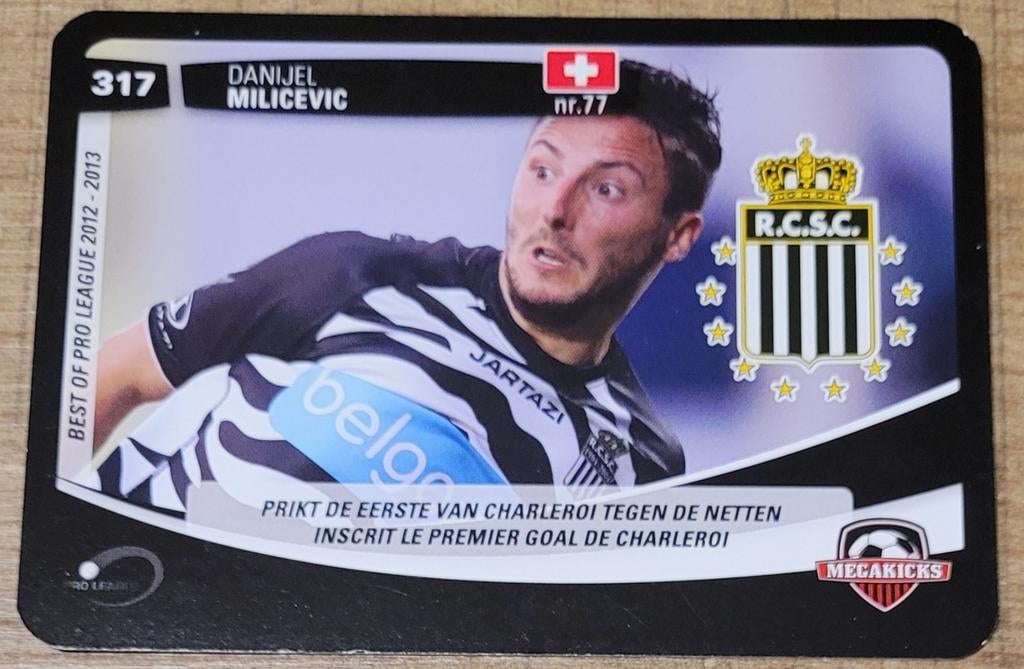 Charleroi seizoen 2012-2013: Megakicks kaart, Enlèvement ou Envoi, Comme neuf, Affiche, Image ou Autocollant