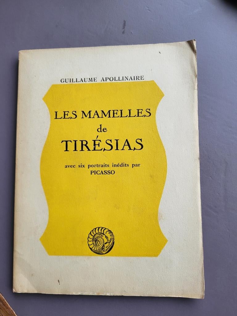 Apollinaire Les Mamelles de Tiresias Picasso 1946, Enlèvement ou Envoi