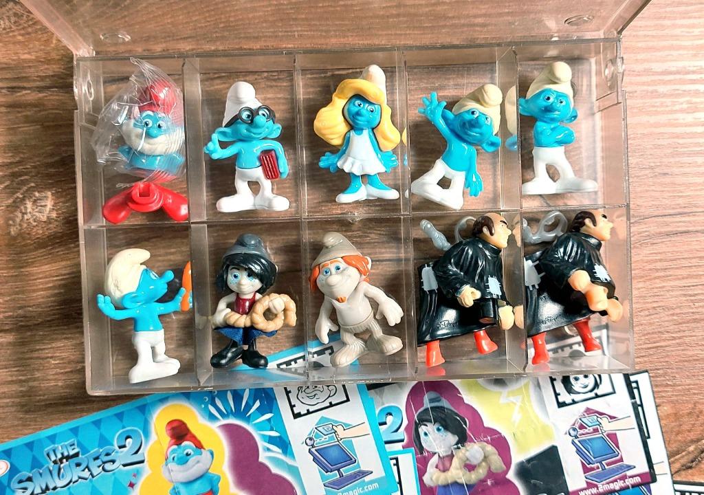 Schtroumpfs The Smurfs 2 + BPZ + 1 variante Gargamel, Collections, Enlèvement ou Envoi, Comme neuf, Figurines en plastique dur