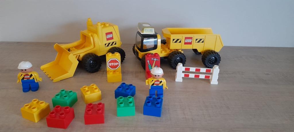 Duplo - werkvoertuigen, Kinderen en Baby's, Speelgoed | Duplo en Lego, Ophalen of Verzenden, Gebruikt, Duplo