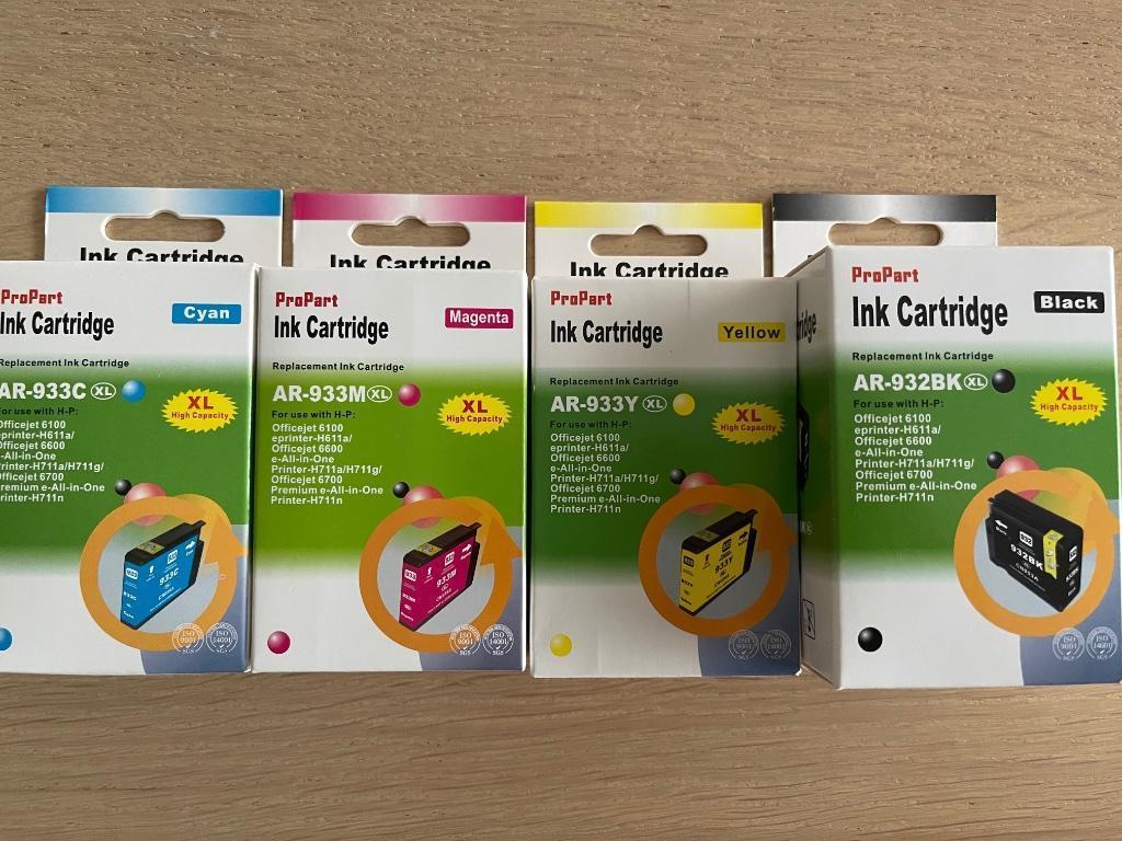 Inktpatronen printer AR-933 en AR-932, Computers en Software, Printerbenodigdheden, Ophalen of Verzenden, Nieuw, Cartridge, HP