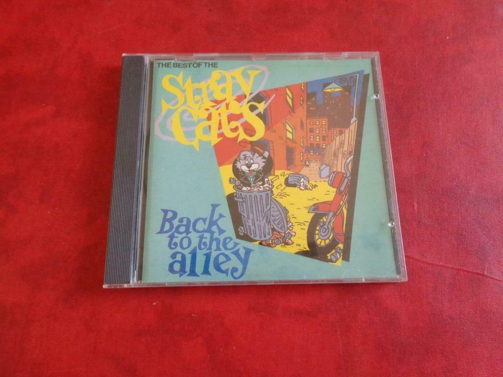 CD: Stray Cats "Black To The Alley ". 1990, Ophalen of Verzenden