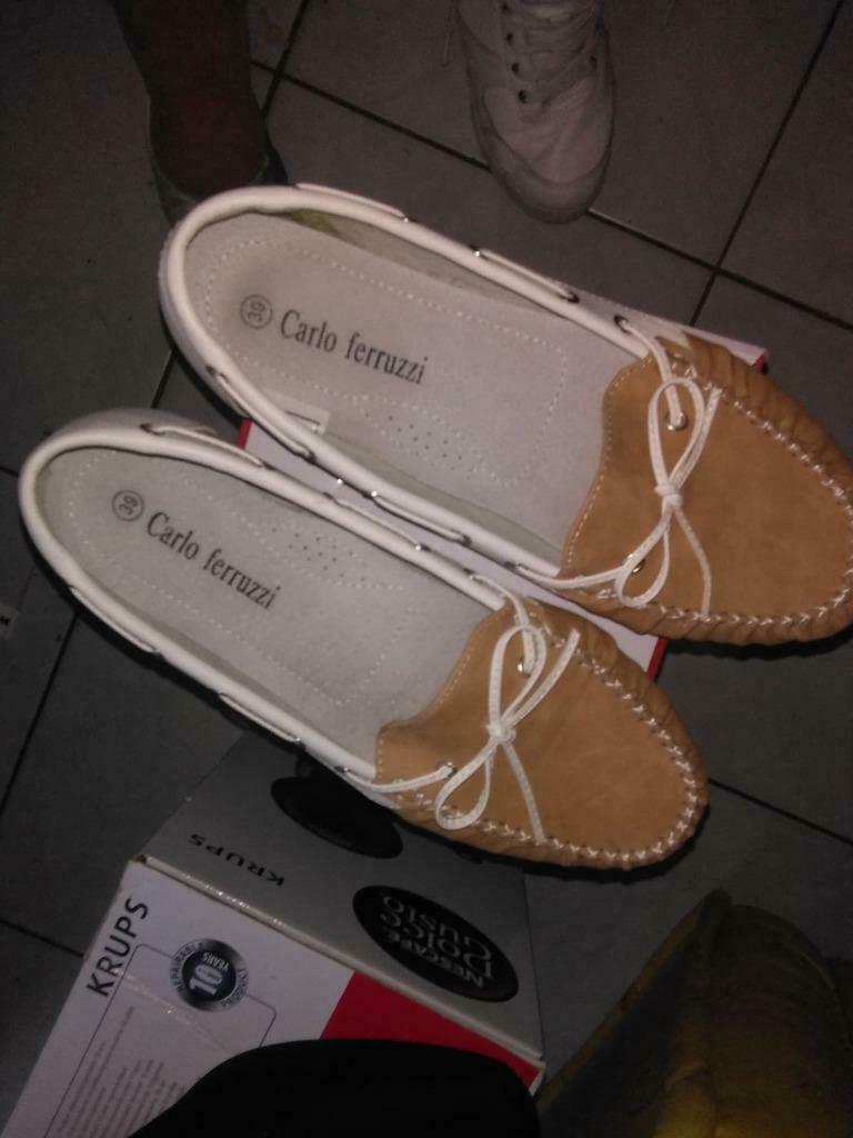 carlo ferruzzi T39 damesschoenen, Beige, Zo goed als nieuw, Carlo ferrizzi, Ballerina's