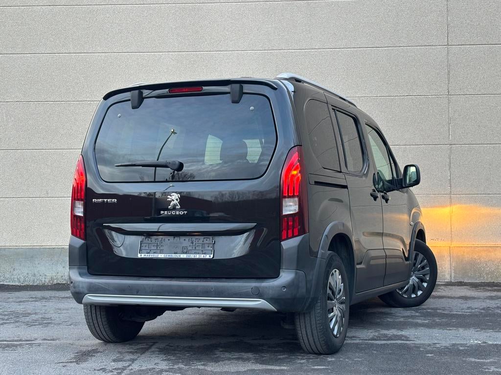 Peugeot Rifter /1.5 Blauwe HDI/Euro 6d ,2019 123.000 KM, Bluetooth, Monovolume, Euro 6, Zwart