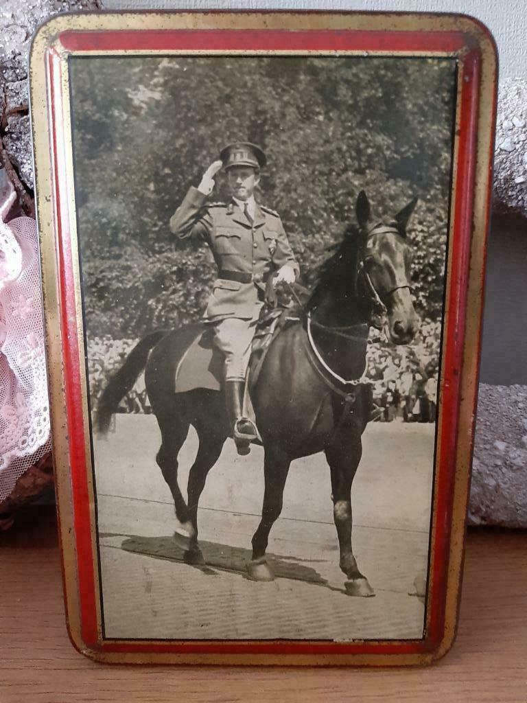 Zeldzaam blik Koning Leopold III, Verzamelen, Ophalen of Verzenden, Gebruikt, Overige typen
