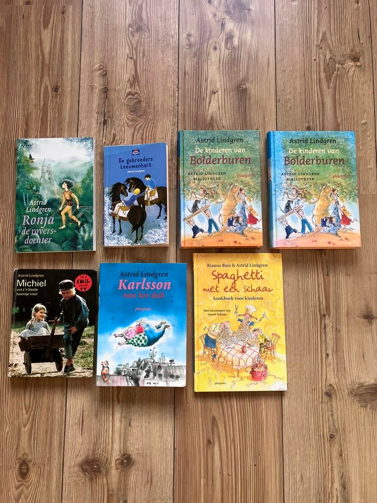 Astrid Lindgren - 13 verschillende boeken, Boeken, Ophalen of Verzenden, Zo goed als nieuw