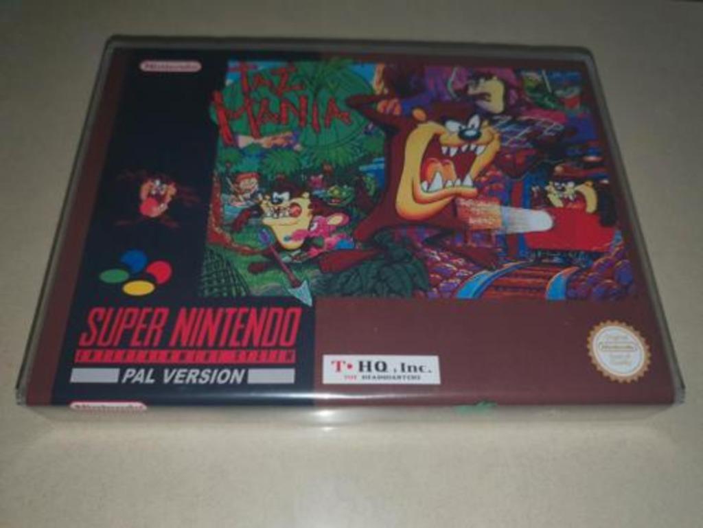 Taz Mania SNES Game Case, Verzenden, Zo goed als nieuw