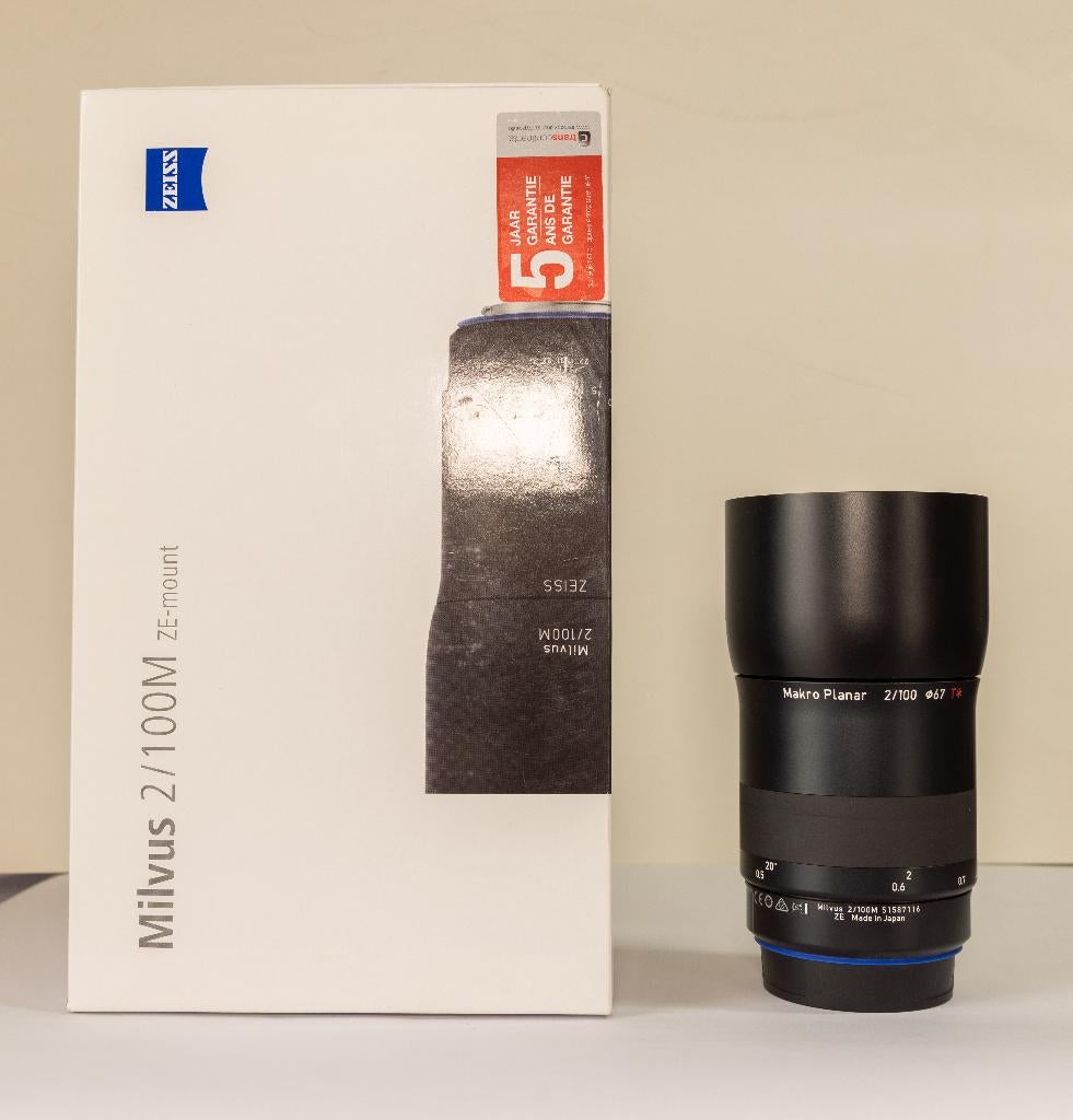 Zeiss Milvus 100mm f2.0 ze Canon, Ophalen of Verzenden, Zo goed als nieuw, Macrolens