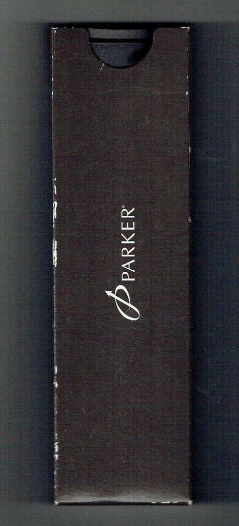 Stylo à bille Parker avec publicité "Foncia" (Verzam-064), Collections, Stylos, Neuf, Stylo à bille, Parker, Avec boîte, Avec publicité