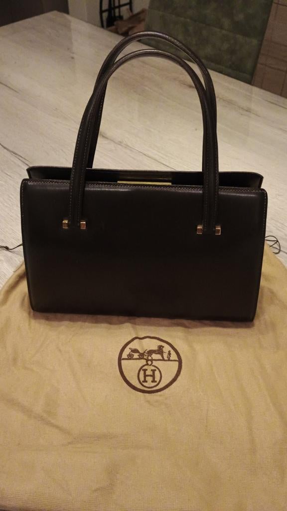 Sac Hermès, Enlèvement, Comme neuf, Brun, Sac à main