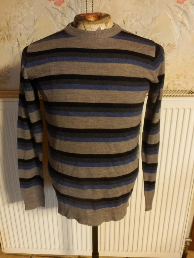 (22) -pull homme t.S bleu gris - cedar wood state -, Kleding | Heren, Truien en Vesten, Blauw, Cedar Wood State, Ophalen of Verzenden