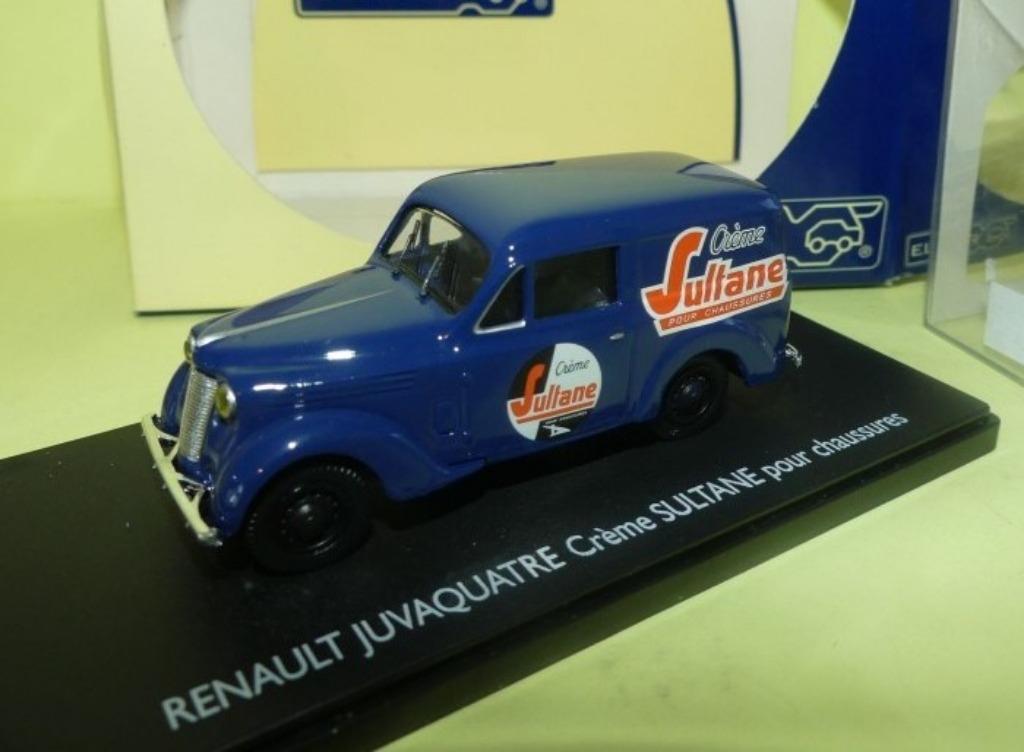 1:43 Eligor Renault Juvaquatre Crème Sultane '53 schoensmeer, Enlèvement ou Envoi, Comme neuf, Voiture