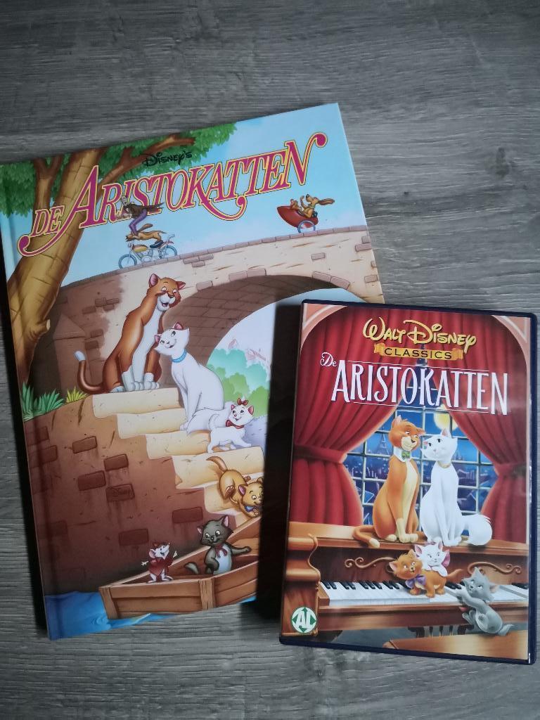 Disney boek + dvd de aristokatten, Cd's en Dvd's, Ophalen