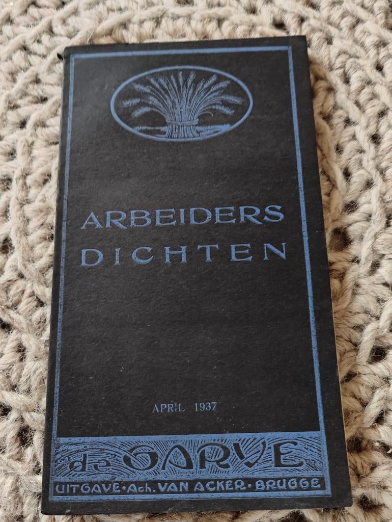Arbeidersdichten - 1937 - De Garve, Boeken, Ophalen of Verzenden, Gelezen