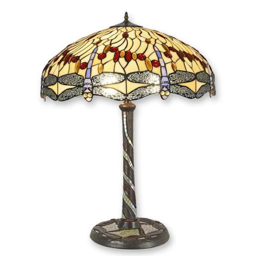 Style Tiffany | lampe de table vintage unique | Nouveau, Neuf, 75 cm ou plus, -, Envoi