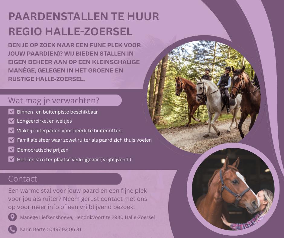 Paardenstallen te huur, Stalling
