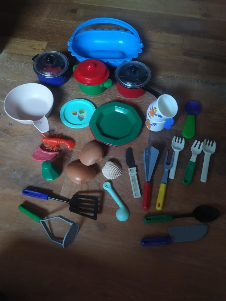 Dînette, Enlèvement ou Envoi, Utilisé, Plastique