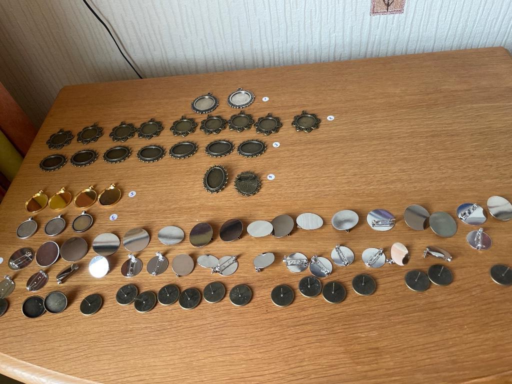Metalen basis voor cabochons, Ophalen of Verzenden, Nieuw