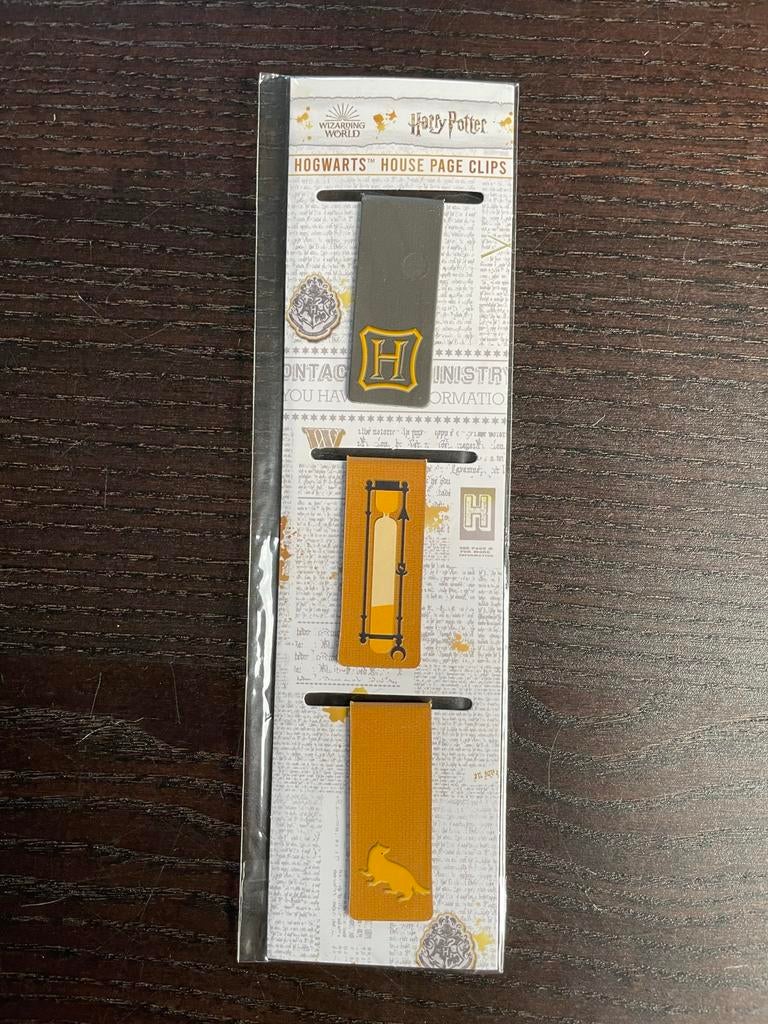Harry Potter Hufflepuff magnetische page clips, Ophalen of Verzenden