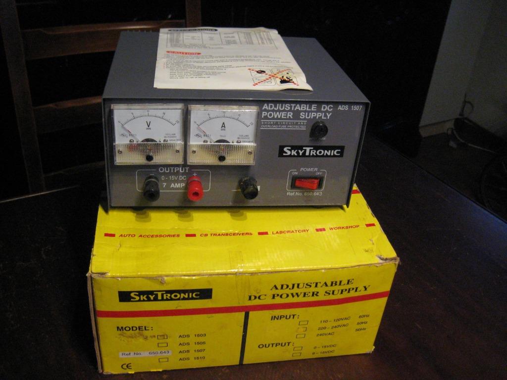 Alimentation 0 - 15 Volt, Télécoms, Émetteurs & Récepteurs, Enlèvement ou Envoi