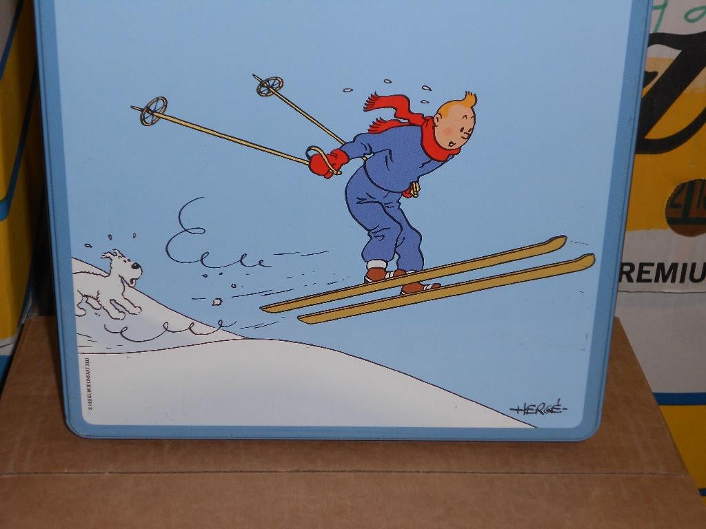 Blikken Doos.Kuifje.Tin Tin.Herge, Envoi, Comme neuf, Biscuits, Autres marques