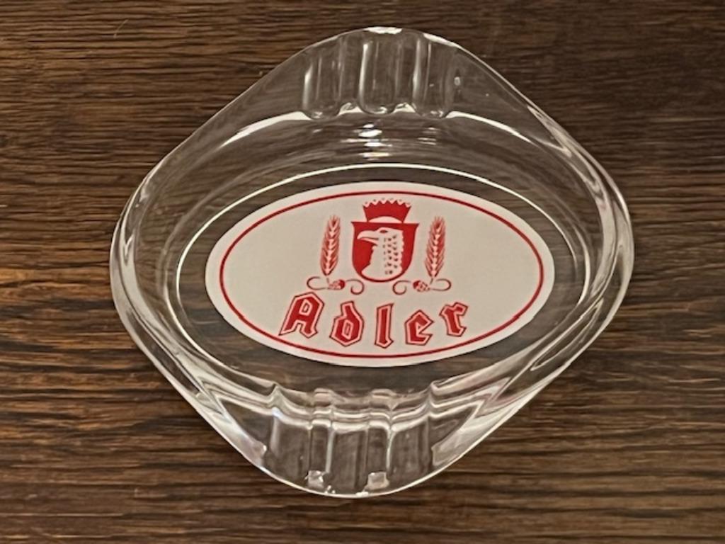 Asbak brouwerij Adler, Ophalen